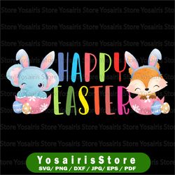 happy easter baby animal png print file for sublimation or print, dtg designs, easter sublimation, easter png, funny