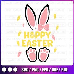 happy easter svg, bunny ears svg easter bunny png, easter egg hunt png, kid, boy, girl, easter shirt design