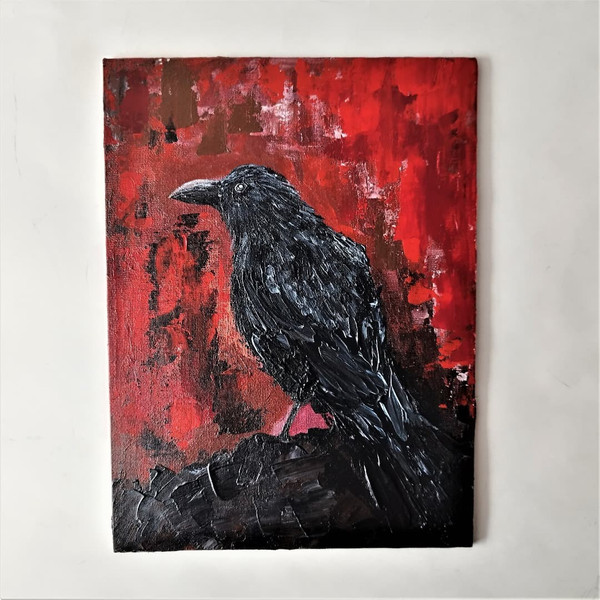 The-raven-artwork-bird-painting-black-on-canvas-board-wall-art.jpg