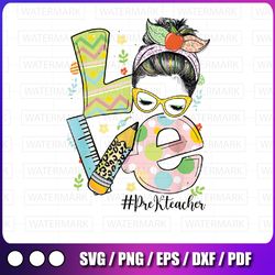 pre kinder teacher life png, love easter messy bun leopard png, happy easter png, funny easter png, sublimation design,