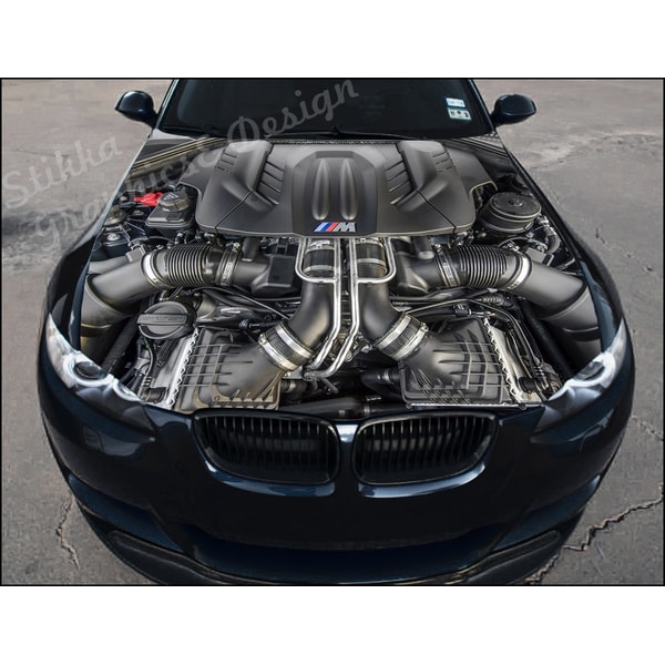 Vinyl Car Hood Wrap Full Color Graphics Decal Engine Sticker | Inspire ...