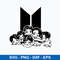 Dorable Tinytan BTS Members Under The Logo Svh, BTS, Star Kpop Svg, Png Dxf Eps File.jpeg