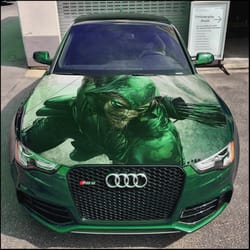 Vinyl Car Hood Wrap Full Color Graphics Decal Captain Americ - Inspire ...