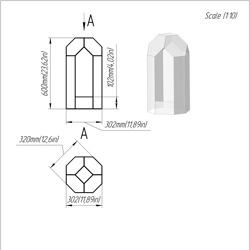Project 415. Stained glass printable pattern. Brillant3d