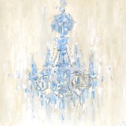 Big abstract canvas chandelier painting Chandelier collection Candelabrum painting Interior art Art gift ideas Original