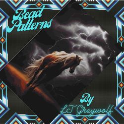 storming horse beading pattern brick stitch