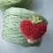 Strawberry heart pattern, valentine gift, knitting pattern, knitted heart, strawberry art, valentine heart, DIY crafts 3.jpg
