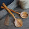 Wooden cooking spoon with long handle - 03