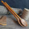 Wooden cooking spoon with long handle - 04