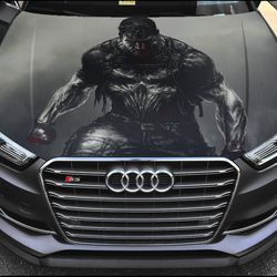 Vinyl Car Hood Wrap Full Color Graphics Decal Punisher Sticker 2