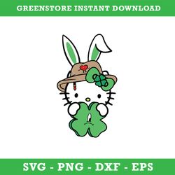 Hello Kitty Bad Bunny St. Patricks Day Svg, Dia De San Patricio Svg, St. Patricks Day Svg, Intant Download