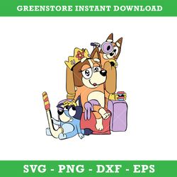 bluey mum svg, blue, bluey, bluey svg, blue dog, bluey family, instant download