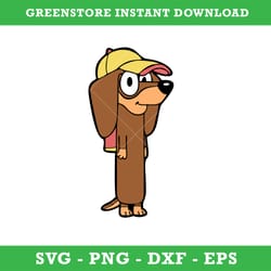 bluey snickers svg, blue, bluey, bluey svg, blue dog, bluey family, instant download, gr04