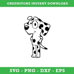 bluey chloe svg, blue, bluey, bluey svg, blue dog, bluey family, instant download, gr09