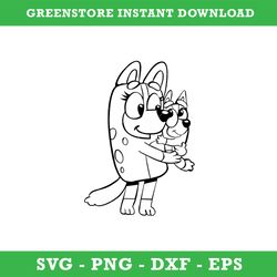 bluey mom and bingo svg, bluey, blue, bluey svg, blue dog, bluey family, instant download, gr12