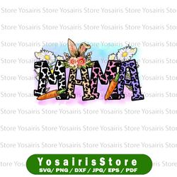 easter mama png, happy easter png, easter, mama png, rabbit png, western, bunny, eggs png, mama design, sublimation