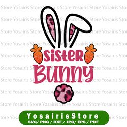 sister bunny png design, sister bunny easter design, sublimation easter design, cute bunny easter png file, instant