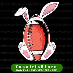 Boy Football Easter Rabbit Bunny svg, Baby Sublimation ,Instant Download PNG JPEG