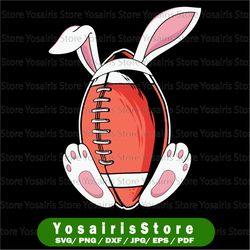 boy football easter rabbit bunny svg, baby sublimation ,instant download png jpeg