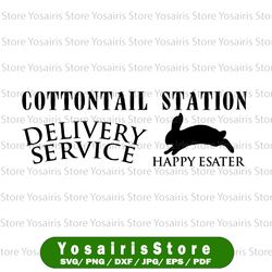 cottontail station delivery service happy easter sign spring signs peter cottontail sign easter sign svg spring svg