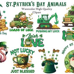 10 files of patricks day quotes png st patricks sayings sublimation bundle