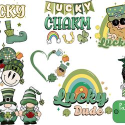 08 files of st patricks day png patricks day sayings sublimation bundle
