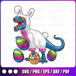 easter basket bunny dinosaur png, egg t rex kids boys png, easter dinosaur png easter saurus rex png t-rex bunny png