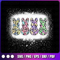 easter candy leopard bleached easter png, leopard bunny png, happy easter png, spring png, bunny png