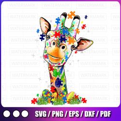 easter giraffe world autism awareness day png, autism awareness png, autism png, motivational png, shine bright