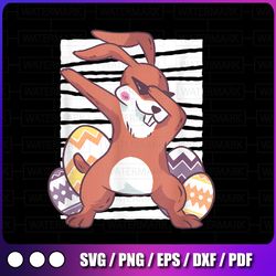 dabbing rabbit easter day eggs png, funny animal png, happy easter day png, dancer animal png, dab rabbit png