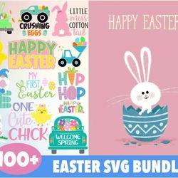 100 EASTER SVG BUNDLE - SVG, PNG, DXF, Files For Print And Cricut