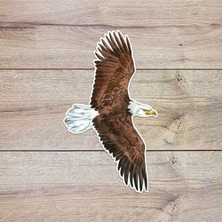 watercolor bird sticker, waterproof vinyl decal, great gift for animal lovers