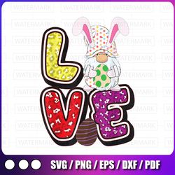 love gnomes eggs png, easter png, easter gnome png, easter love png, easter sublimation, easter shirt design