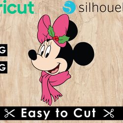 minnie mouse svg files, minnie mouse png files, vector png images, disney micky svg cut file for cricut, clipart bundle