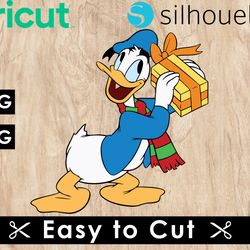 donald duck svg files, donald duck png files, vector png images, disney micky svg cut file for cricut, clipart bundle