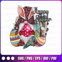 happy easter gnomes png sublimation design, easter sublimation png,easter day png,easter egg png,easter png, gnome png,