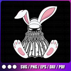 easter badminton svg  happy easter svg, bunny svg, easter shirt svg, easter svg, easter bunny svg