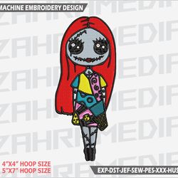 machine embroidery design,files, sally, instant download