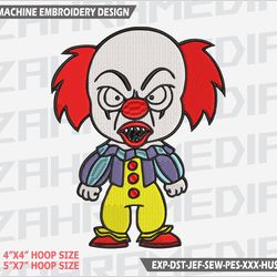 machine embroidery design,files, pennywise2, instant download