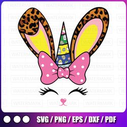 leopard bunny png, bunny face easter day, happy easter day, easter bunny lover, easter girl gift, digital png file