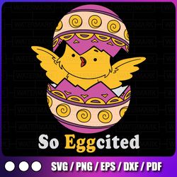 so eggcited svg | easter eggs | funny easter png | easter decor | easter sign | easter eggs svg | eggs | so eggcited svg