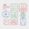 Christmas Stamps embroidery pattern-3