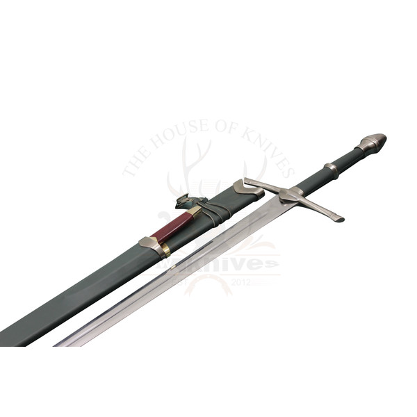 LOTR New Aragorn Strider Ranger Sword With Knife Cosplay fully Functional Gift, Ranger Sword, Replica Sword, Sword Gift 3.png