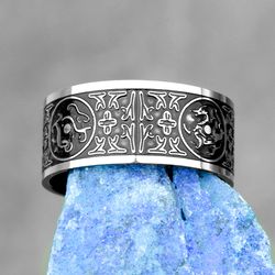 viking ring, stainless steel ring, dragon ring, rings for men, rings for women, nordic ring, stainless steel men rings