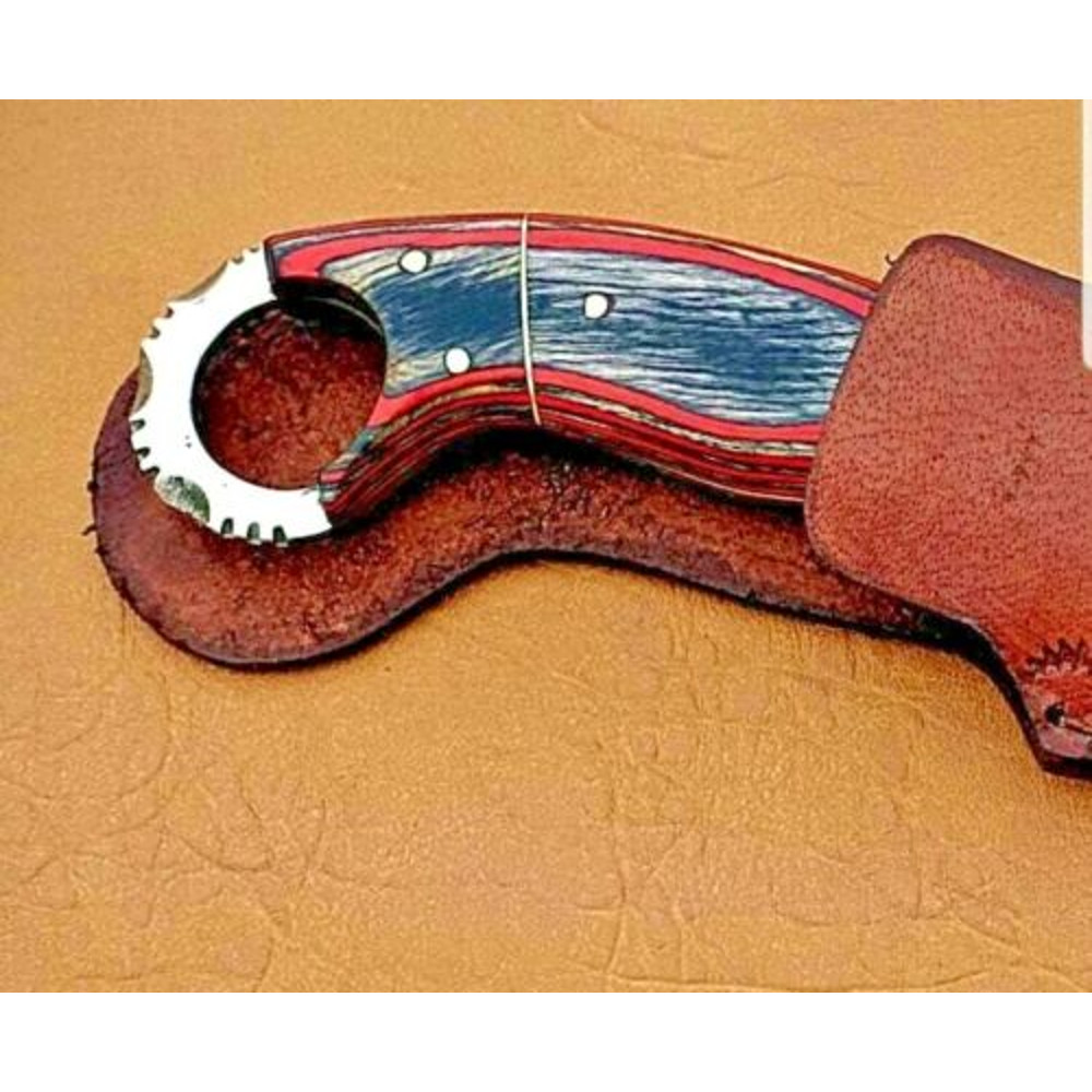 Full Tang Hand Forged Karambit Damascus Steel Karambit Knife, Custom Handmade Karmbit, Karambit Knive, Karambit Knife 5.jpg