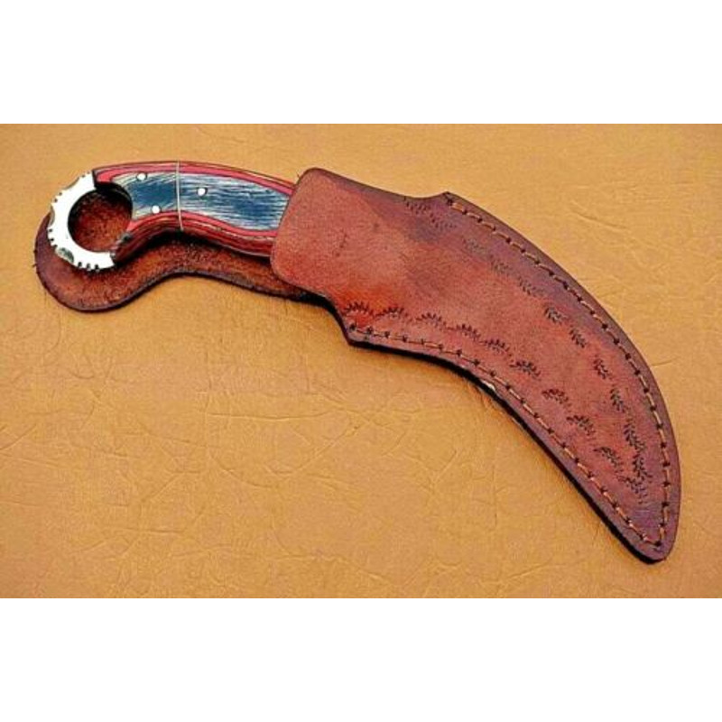 Full Tang Hand Forged Karambit Damascus Steel Karambit Knife, Custom Handmade Karmbit, Karambit Knive, Karambit Knife 6.jpg