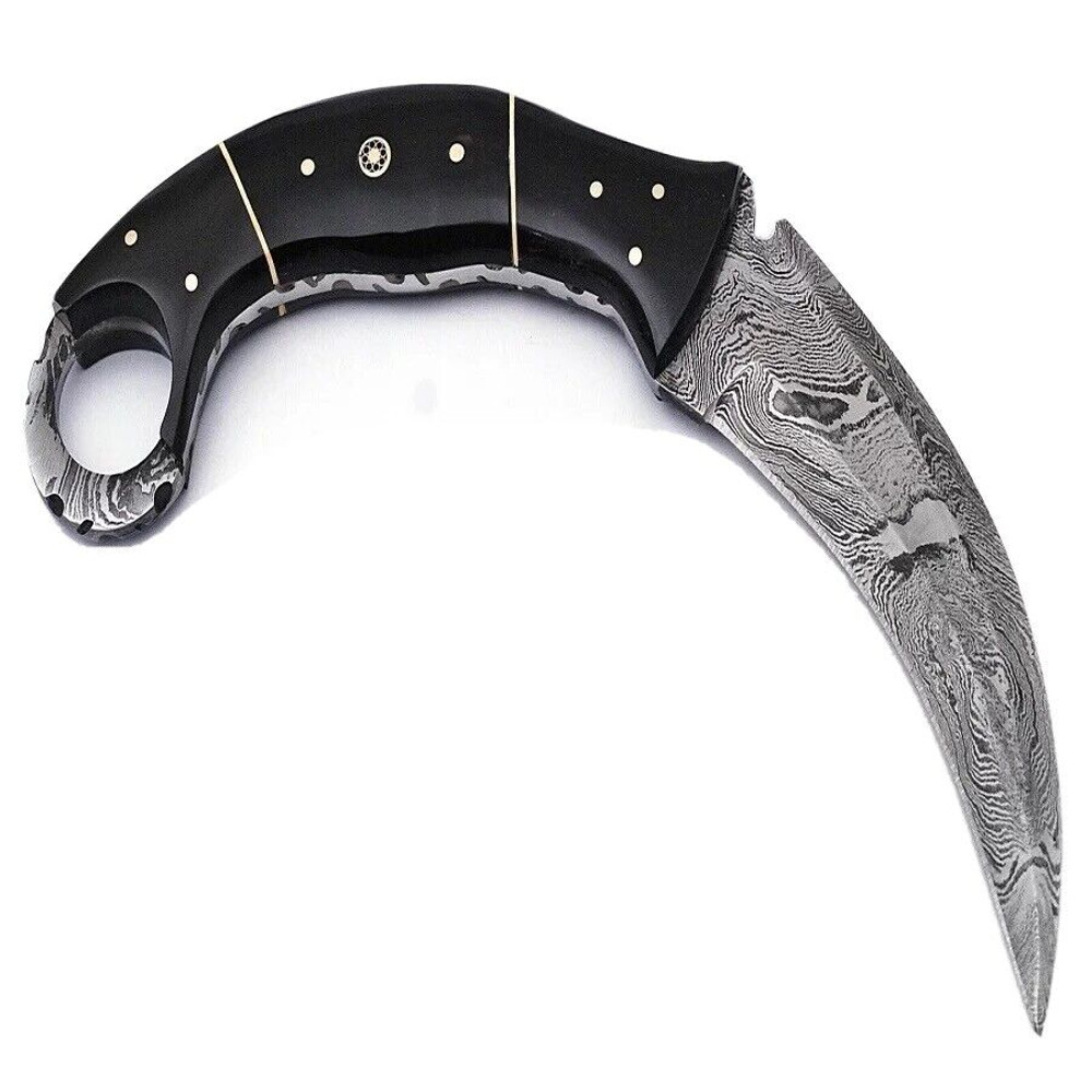 Custom Karambit, Handmade Karambit, Full Tang Hand Forged Damascus Steel Karambit Knife, Karambit Knive, Karambit Knife.jpg