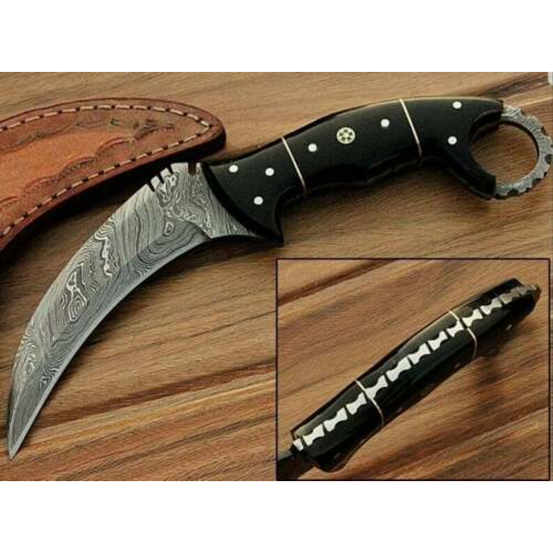 Custom Karambit, Handmade Karambit, Full Tang Hand Forged Damascus Steel Karambit Knife, Karambit Knive, Karambit Knife.jpg