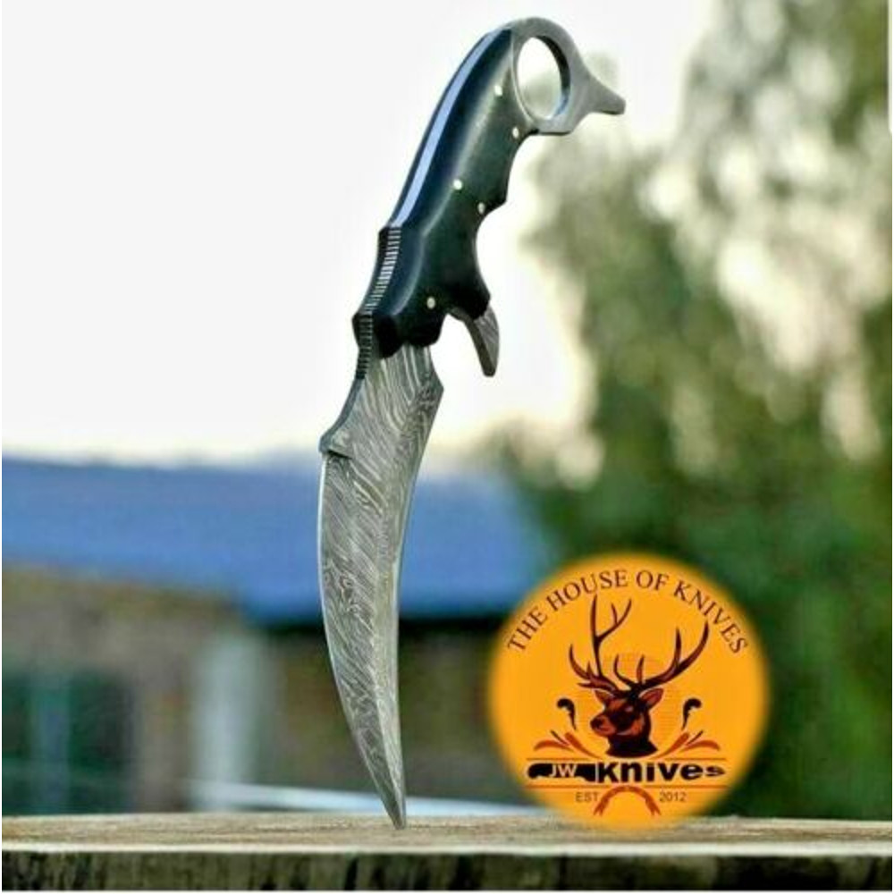 Custom Karambit, Handmade Karambit, Full Tang Hand Forged Damascus Steel Karambit Knife, Karambit Knive, Karambit Knife 2.jpg