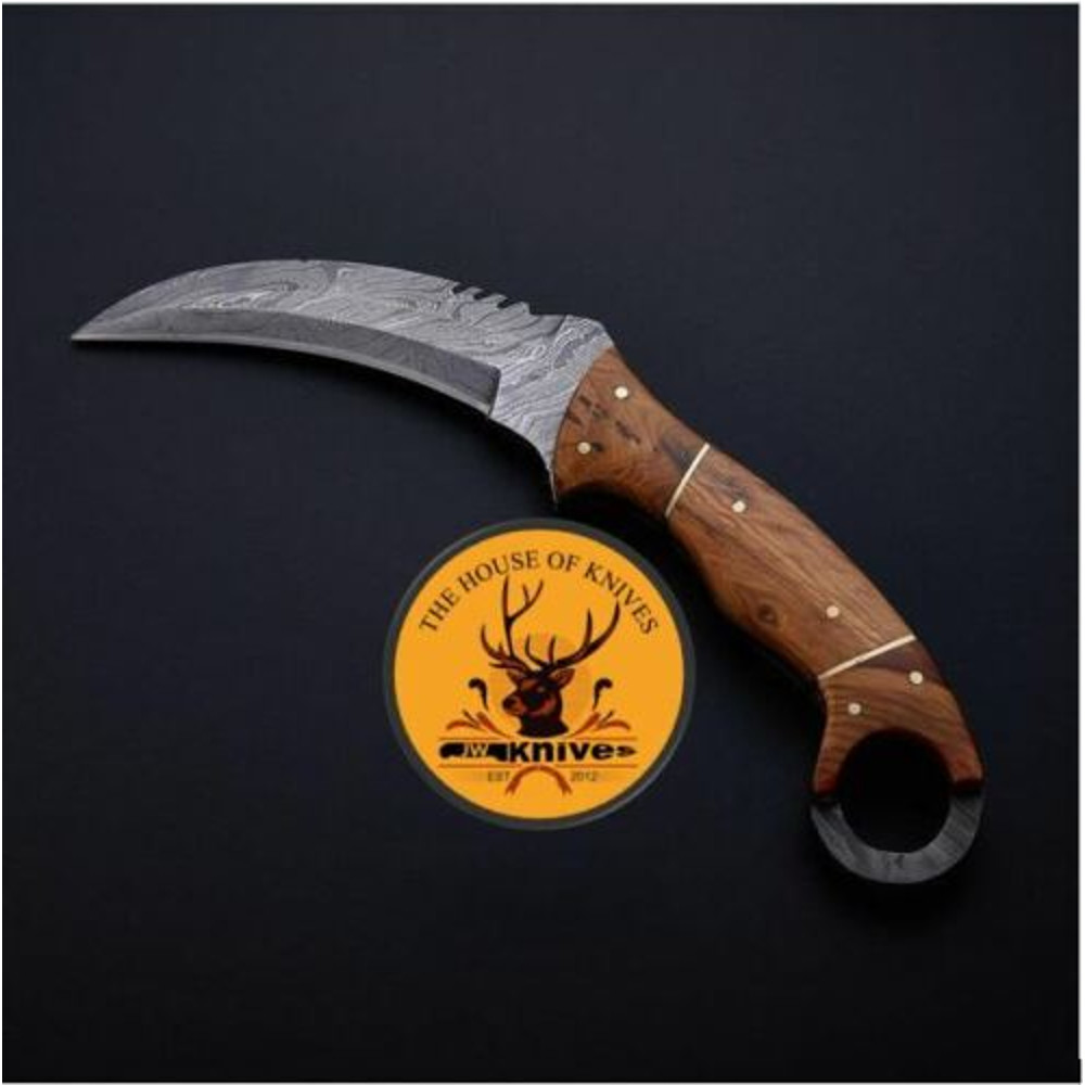 Custom Karambit, Handmade Karambit, Full Tang Hand Forged Damascus Steel Karambit Knife, Karambit Knive, Karambit Knife 3.jpg